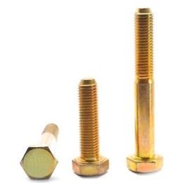 Yellow Zinc Plated Fasteners Stockist